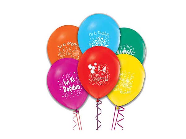 baskılı balon