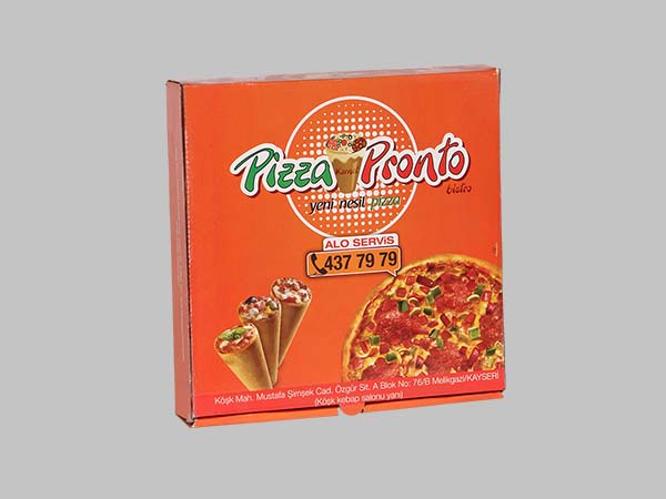 Flekso Baskılı Pizza Kutuları